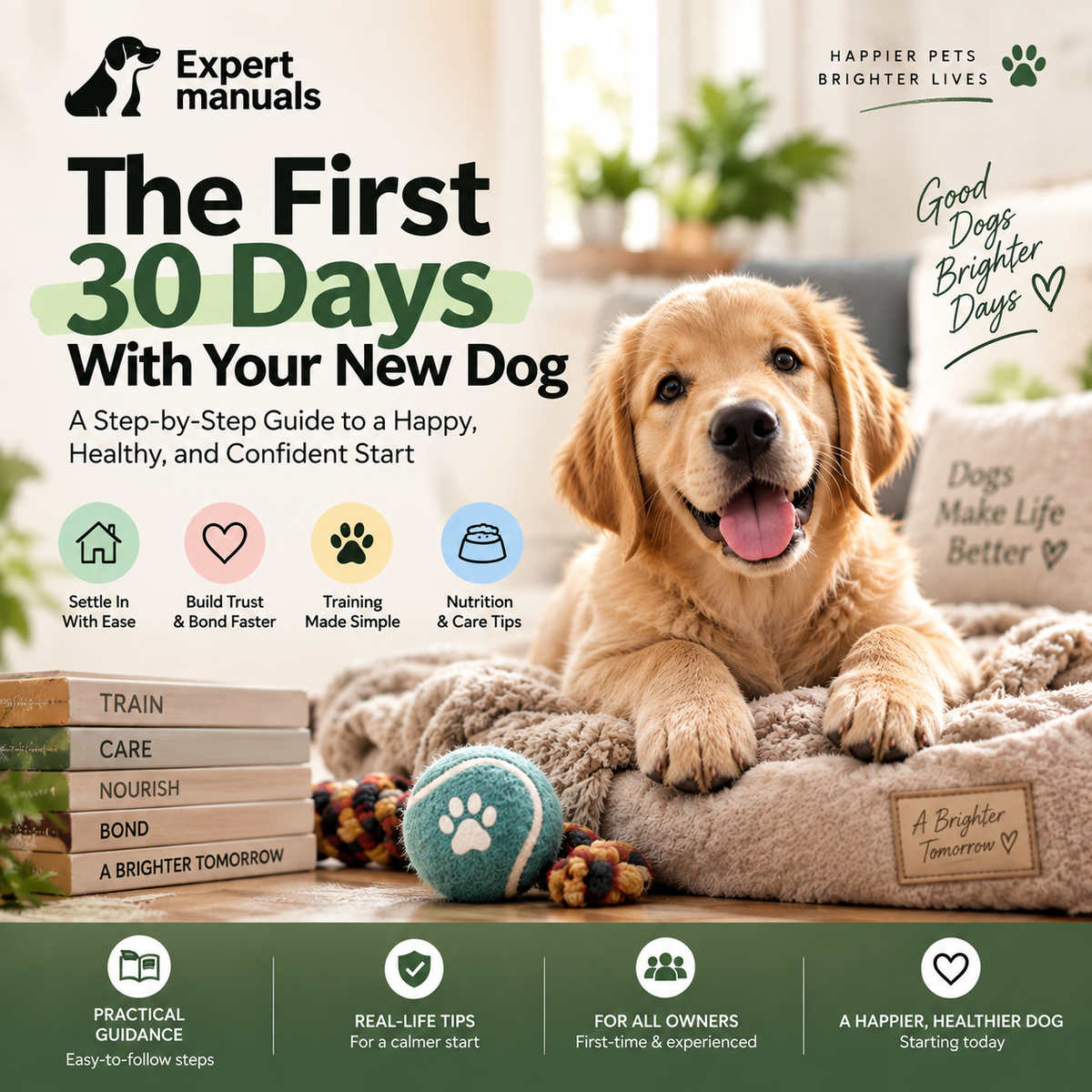 The First 30 Days With Your New Dog digital guide cover